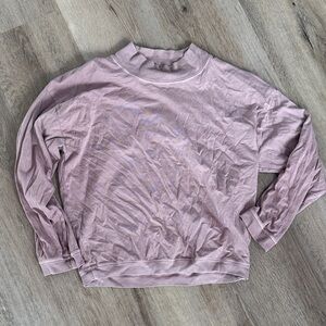 Women's Pink Long Sleeve Top